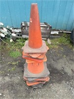 Stack of traffic cones