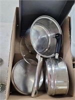 Baking pan, pots