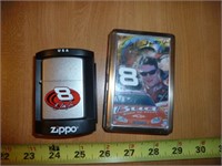 Dale Earnhardt Jr Zippo Lighter & Cigarette Case