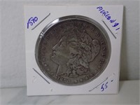 1890 USA Morgan Silver Dollar