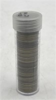 1959 Jefferson Nickels Uncirculated 1 Plastic Roll