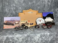 Motorcycle and Car Home Decor Items