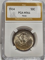 1934 Texas 50 Cent MS66