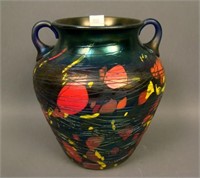 6 1/2” Tall Fenton Handled Art Glass Vase –