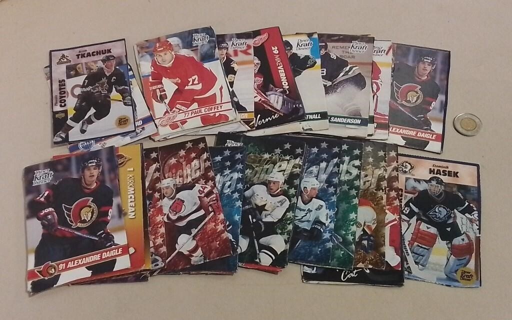 40 Kraft Dinner Box Panel Hockey Cards