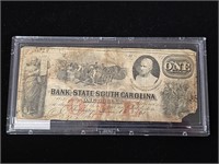 1861 Bank of the State of South Carolina $1 Note