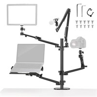 NEEWER Overhead Camera Stand Desk Mount Rig with 4