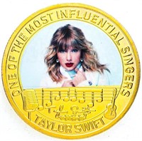 TAYLOR SWIFT - 24kt Gold Overlay Collector Medalli