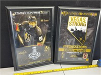 2018 VGK INAUGURAL FRAMED POSTERS 19X14