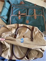 2 PC POLO VINTAGE DUFFLE BAGS