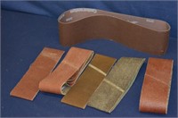3x18 Sanding Belts and 1 4x36 Sanding Belts