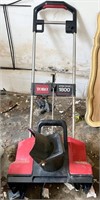 Toro 1800 Snow Blower *Not Tested* Sold as is