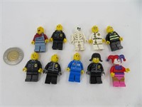 10 personnages LEGO