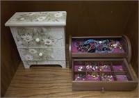 Wooden Jewelry Box, Small Paint Box