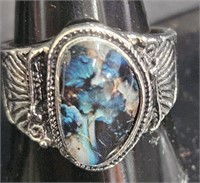 bohemian style wide ring