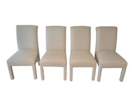 4 Upholstered Dining Room Chairs