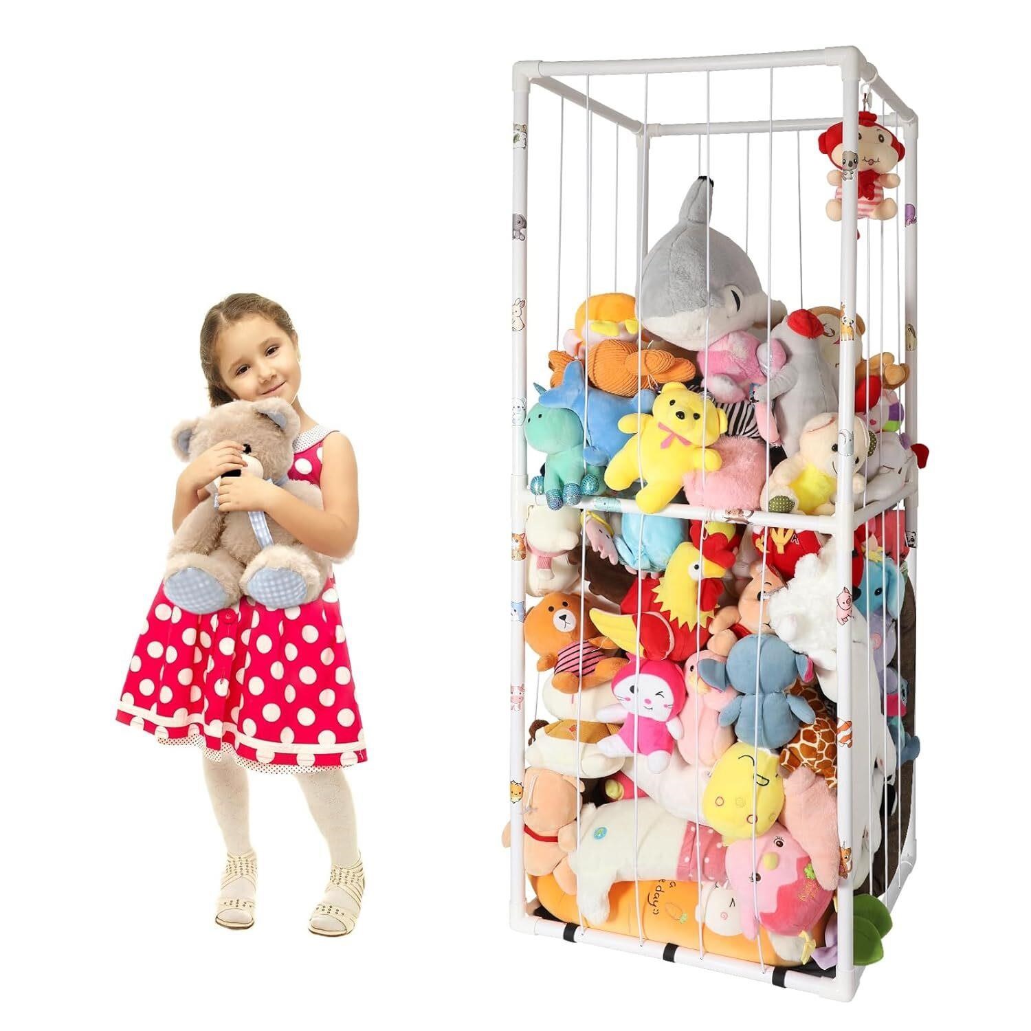 Large Stuffed Animal Zoo Storage Organizer