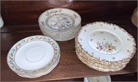 Vintage Assorted Porcelain Plates & Sizes