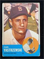 +1963 Topps Carl Yastrzemski #115 Baseball Card