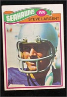 +1977 Topps Steve Largent Rookie Card #177