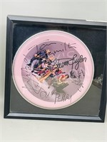 Aerosmith autographed photo in shadowbox