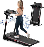 Folding Treadmill with Bluetooth  15W Belt