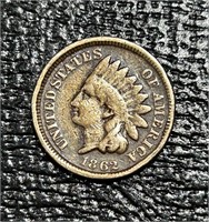 U.S. 1862-P Indian Head Cent