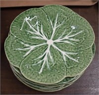 Portugal Majolica Cabbage Plates