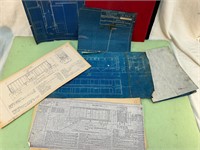 RAILROAD BLUEPRINTS OF TYPES OF CARS & PARTS
