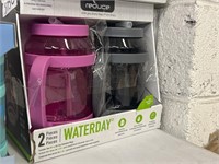 Lot of (2) Reduce Water Day 80oz Water Jugs
