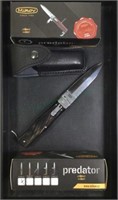 (2) Mikov Predator Switchblade Knives