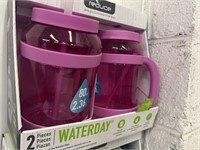 Lot of (2) Reduce Water Day 80oz Water Jugs