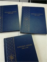 (3) Partial 1909-1940s Wheat Penny Books