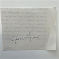 Sylvia Syms
 original signature
