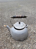 Antique Aluminum Tea Pot