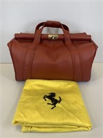 Ferrari Style, Leather LOOK Luggage