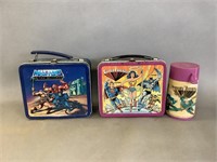 Masters and Super Friends Metal Lunch Boxes