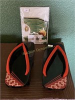 Japanese Wooden Slippers & Origami