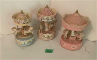 8 & 10" Carousel set of three