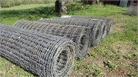(5) Woven Wire Rolls 100' x 5' each