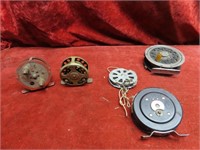 (5)Vintage fly fishing reels.