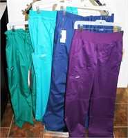 (4) Cherokee Women's Work Wear/Scrub Pants,