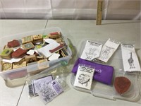 Crafting Stamps in Tote