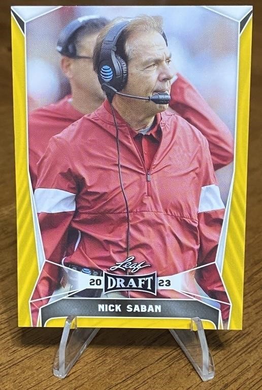 Nick Saban 2023 Leaf Draft