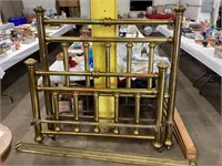 Antique Full Size Brass Bed Frame
