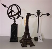 Eiffel Tower - Globe - Wind Arrow