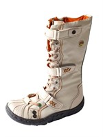 WF6716  TMA EYES Womens Flat Boot Plus Size