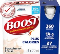 BOOST PLUS Complete Nutrition Drink, Strawberry,