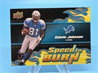 Calvin Johnson Speed to Burn Insert