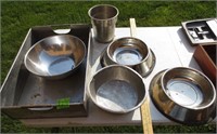 Stainless steel dishes